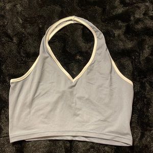 cropped halter top